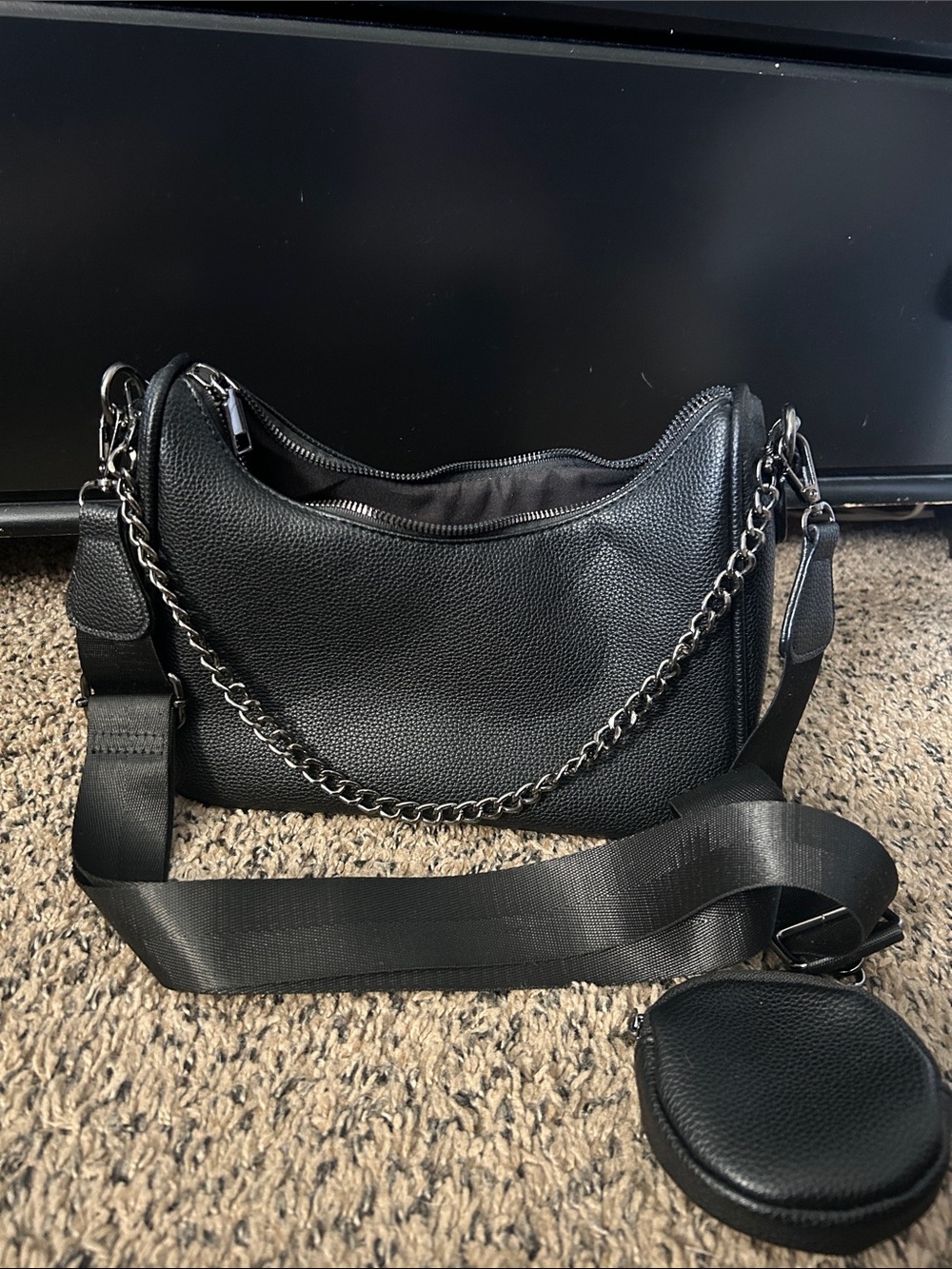 Dolls Kill Leather Crossbody Bag